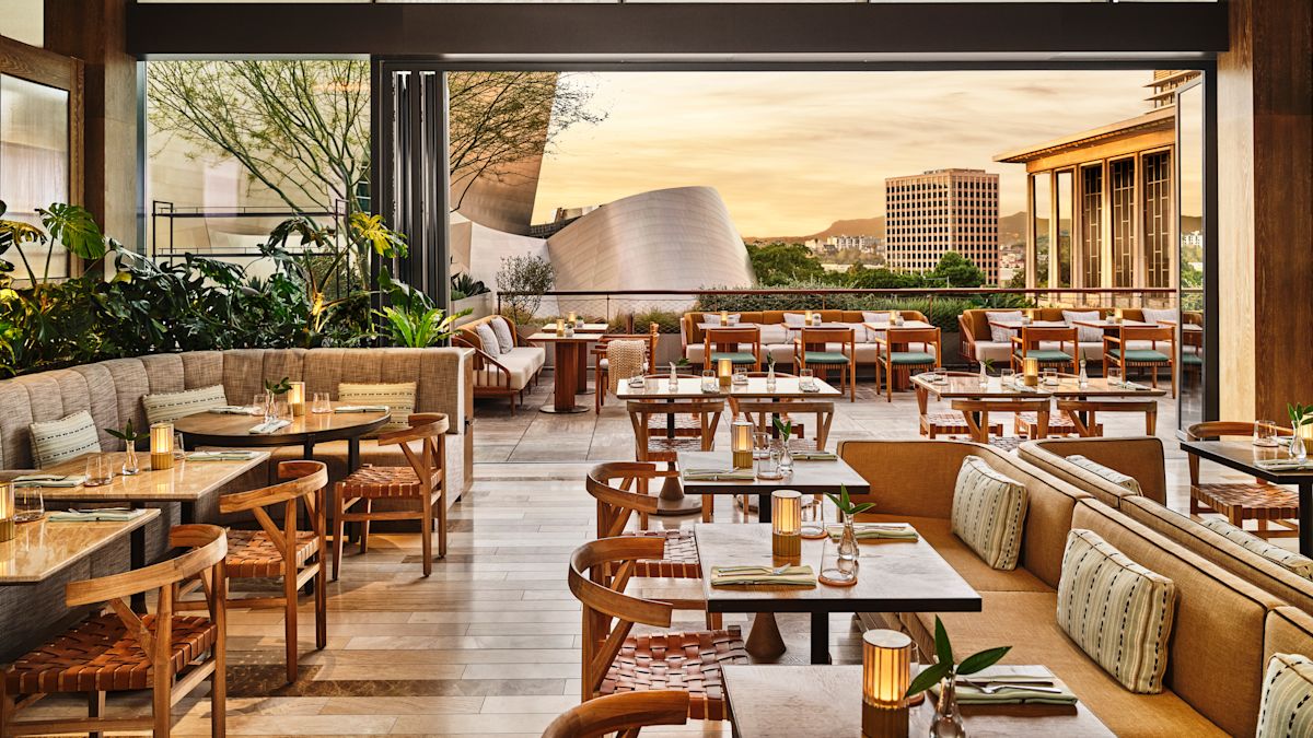 San Laurel Restaurant in Downtown LA Conrad Los Angeles